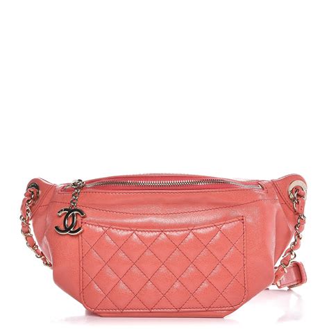 pink chanel waist bag|chanel waist bag 2020.